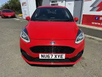 Used Ford Fiesta ST-Line 100 HP (73 kW) 2017 Red Hatchback