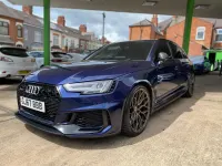 Used Audi RS4 Advanced 450 HP (330 kW) 2018 Blue Estate