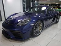 Used Porsche 718 Cayman 420 HP (308 kW) 2021 Blue Coupe