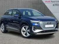 Used Audi Q4 e-tron S-Line 150 kW (204 HP) 2023 Blue SUV