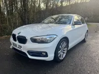 Used BMW 118 Sport Line 136 HP (100 kW) 2018 White Hatchback