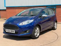 Used Ford Fiesta Zetec 2015 Blue Hatchback
