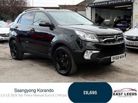 Used Ssangyong (KGM) Korando 149 HP (109 kW) 2018 Black Estate