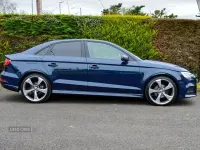 Used Audi A3 S-Line 150 HP (110 kW) 2016 Blue Sedan