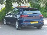 Used VW Golf VII Life 150 HP (110 kW) 2021 Blue Hatchback