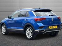 Used VW T-Roc SEL 150 HP (110 kW) 2018 Blue SUV