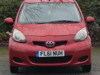 Used Toyota Aygo 68 HP (50 kW) 2011 Red Hatchback