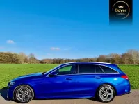 Used Mercedes C200 AMG line 2022 Blue Estate