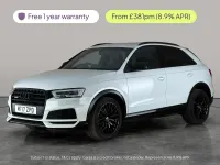 Used Audi Q3 Black Edition 150 HP (110 kW) 2017 White SUV
