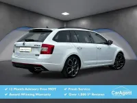 Used Skoda Octavia vRS 184 HP (135 kW) 2017 White Estate