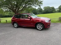 Used BMW X3 M Sport 184 HP (135 kW) 2012 Red SUV