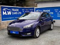Used Ford Focus Titanium 2016 Blue Hatchback