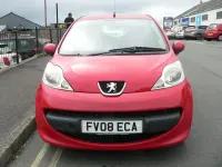 Used Peugeot 107 68 HP (50 kW) 2008 Red Hatchback