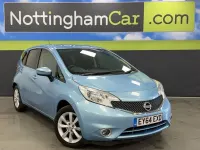 Używany Nissan Note Acenta 98 KM (72 kW) 2014 Niebieski Hatchback