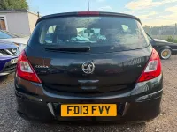 Used Vauxhall Corsa 90 HP (66 kW) 2013 Black Hatchback