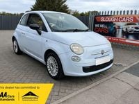 Used Fiat 500 Pop 69 HP (50 kW) 2009 Blue Cabriolet