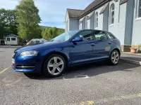 Begagnad Audi A3 Design 102 HK (75 kW) 2010 Blå Halvkombi