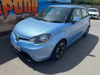Used MG MG3 106 HP (77 kW) 2016 Blue Hatchback