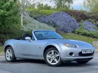 Used Mazda MX5 126 HP (92 kW) 2007 Silver Cabriolet