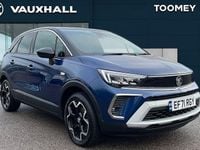 Used Vauxhall Crossland Elite 131 HP (96 kW) 2021 Blue SUV
