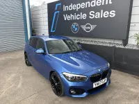 Used BMW 118 Efficient Dynamics 150 HP (110 kW) 2017 Blue Hatchback