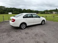Used Skoda Rapid SE 105 HP (77 kW) 2015 White Hatchback