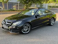 Used Mercedes E350 AMG line 2015 Black Coupe