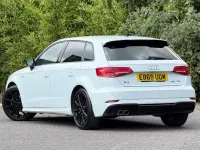 Used Audi A3 Sportback Black Edition 150 HP (110 kW) 2019 White Hatchback