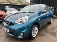 Used Nissan Micra Acenta 80 HP (58 kW) 2015 Blue Hatchback