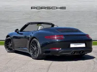 Used Porsche 991 444 HP (326 kW) 2018 Jet black Cabriolet