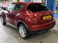 Used Nissan Juke Acenta 115 HP (84 kW) 2011 Red SUV