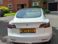 Used Tesla Model 3 Standard Range 239 kW (325 HP) 2020 White Sedan