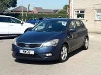 Used Kia Ceed 113 HP (83 kW) 2011 Blue Hatchback