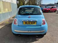 Used Fiat 500 Lounge 69 HP (50 kW) 2012 Blue Hatchback