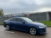 Begagnad Audi A4 S-Line 2016 Blå Sedan