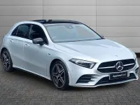 Used Mercedes A200 AMG line 161 HP (118 kW) 2022 Iridium silver Hatchback