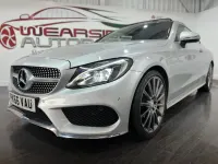 Used Mercedes C250 AMG line 204 HP (150 kW) 2016 Silver Coupe