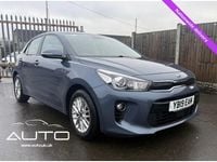 Used Kia Rio 98 HP (72 kW) 2019 Blue Hatchback