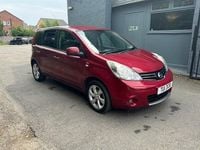 Used Nissan Note N-TEC 88 HP (64 kW) 2011 Red MPV