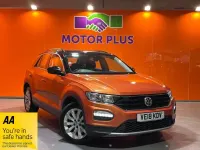 Usado VW T-Roc SE 150 HP (110 kW) 2018 Laranja SUV