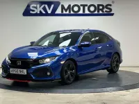 Used Honda Civic SR 126 HP (92 kW) 2018 Blue Hatchback