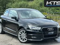 Used Audi A1 S-Line 125 HP (91 kW) 2016 Black Hatchback