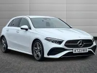 Used Mercedes A200 Executive 175 HP (128 kW) 2023 Digital white Hatchback