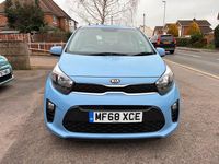 Used Kia Picanto 66 HP (48 kW) 2018 Blue Hatchback