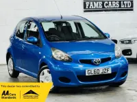 Used Toyota Aygo 68 HP (50 kW) 2011 Blue Hatchback