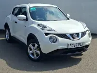 Used Nissan Juke Visia 94 HP (69 kW) 2017 White SUV