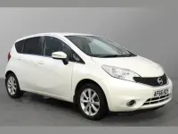 Used Nissan Note Acenta Premium 98 HP (72 kW) 2016 White Hatchback