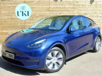 Używany Tesla Model Y Long Range AWD 378 kW (514 KM) 2023 Niebieski SUV