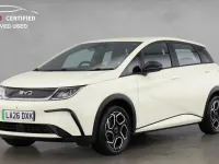 New BYD Dolphin Boost 130 kW (177 HP) 2026 White Hatchback
