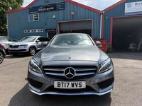 Used Mercedes C350e AMG line 293 HP (215 kW) 2017 Grey Sedan